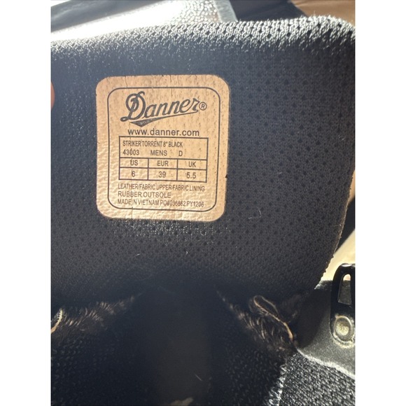 Danner Striker Torrent Boots Men 6 Women 8 EU 39 Black 8\